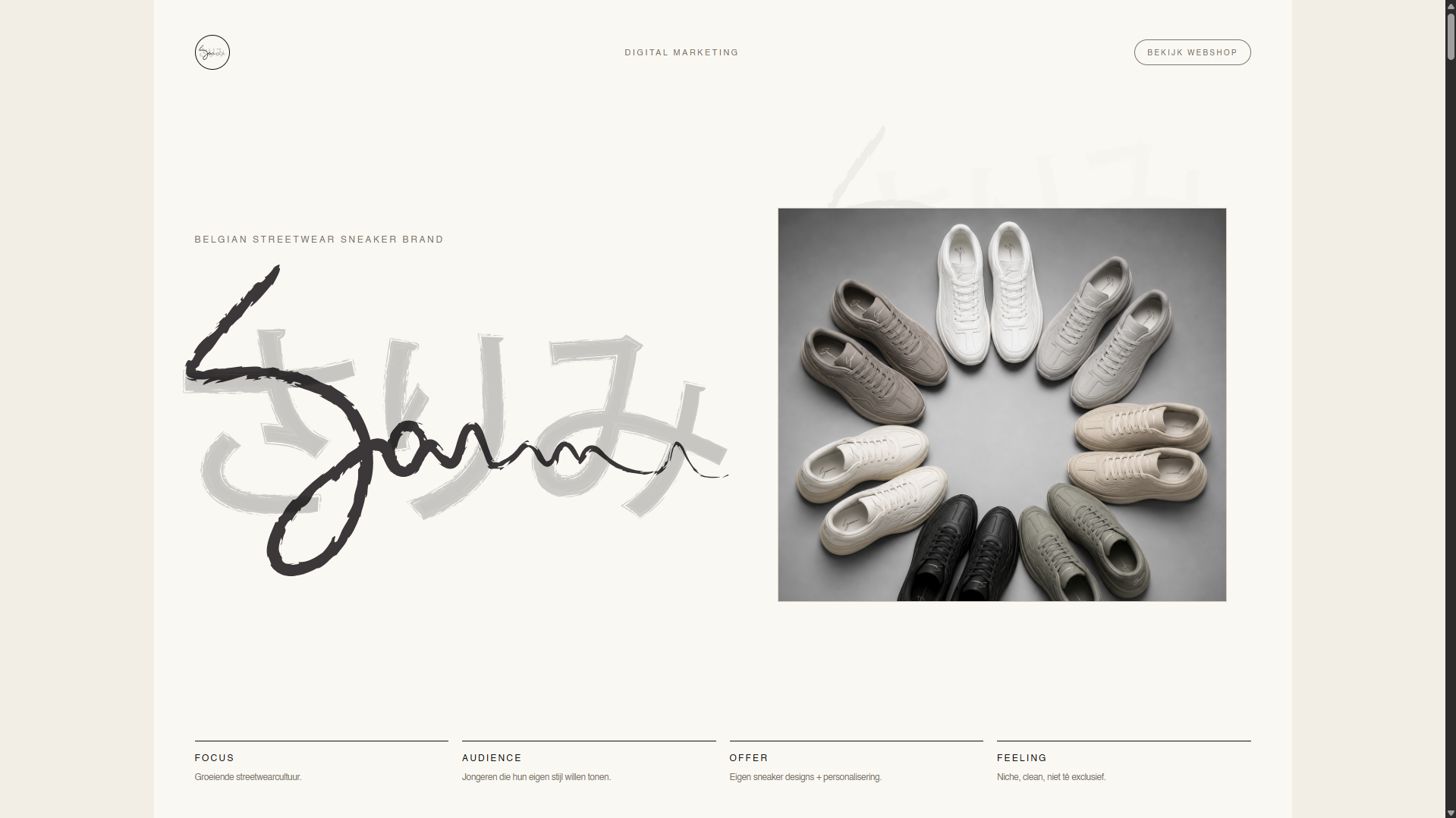 Outlined branding