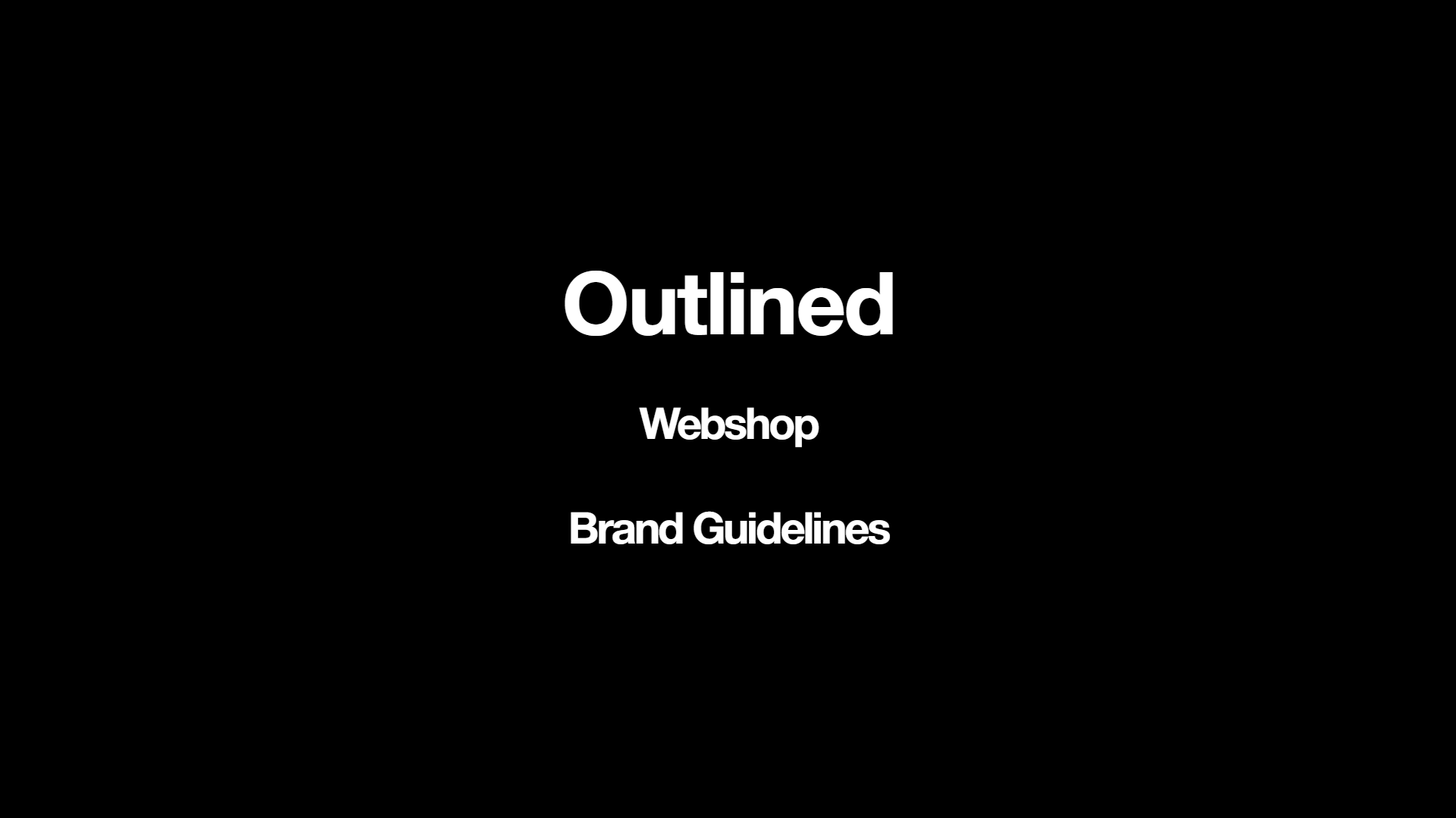 Outlined branding